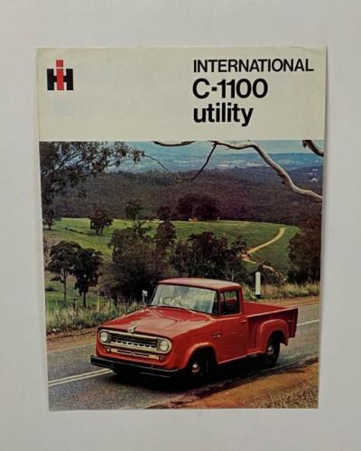 INTERNATIONAL: An International C-1100 utility colour sales brochure