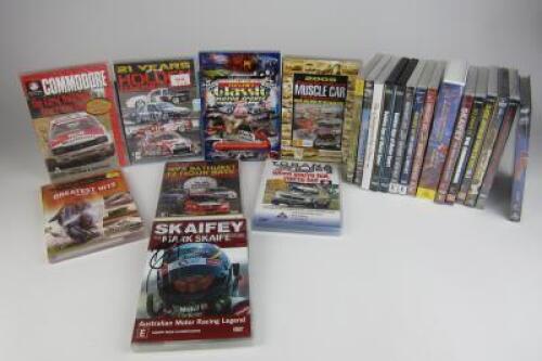 MOTORSPORT: Approximately 25 DVD&rsquo;s on Australian motorsport&nbsp;(signed Skaife)