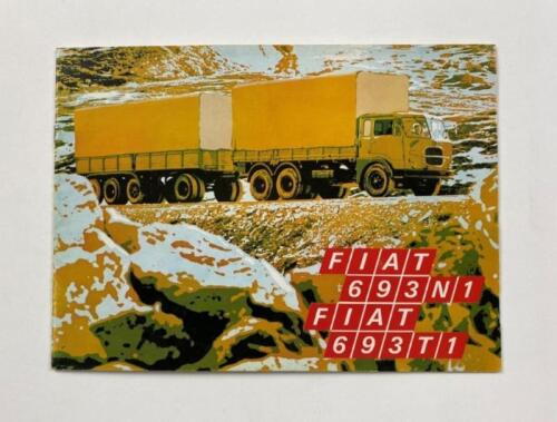 FIAT: A Fiat 693N1 and Fiat 693T1 truck sales brochure