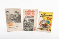 BATHURST TOURIST TROPHY: Three 1950s official programs from the Australian Tourist Trophy event held at Mount Panorama, Bathurst NSW