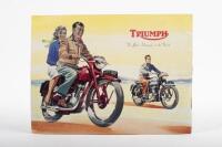 TRIUMPH: A 1953 Triumph model range sales brochure - 2