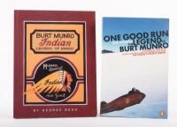BURT MUNRO: Two softcover books related to New Zealander Burt Munro