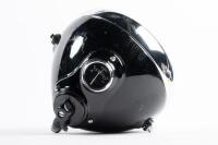 LUCAS: A Lucas original eight inch headlight assembly MU142, complete with lighting switch & ammeter - 3