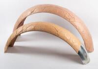 MUDGUARDS: Two NOS alloy mudguards, a matched pair to suit classic 19 inch wheels