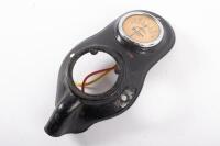 LUCAS: A&nbsp;Lucas headlight switch plate with Britax ammeter