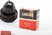 LUCAS: A 1950s Lucas PRS8 ignition & lightning switch with key & spare knob - 2