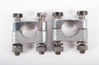 HANDLEBAR MOUNTS: A pair of handlebar mounts to suit 7/8-inch bars