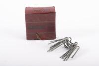 LUCAS: A quantity of 10 Lucas headlight to reflector to rim spring 'W' clips [P/N 500291] in original box