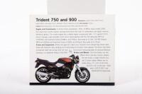 TRIUMPH: A 1994&nbsp;Triumph small format 14 page model range sales booklet - 2