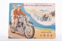 NORTON: A 1954&nbsp;Norton model range booklet
