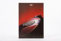TRIUMPH: A 1983 Triumph fold out poster style model range brochure