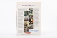 TRIUMPH: A 1983 Triumph fold out poster style model range brochure - 2