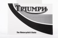 TRIUMPH: A 1981 Triumph four page small format fold out model range brochure