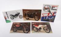 CAGIVA: A group of five single page Cagiva model sales leaflets