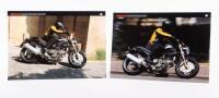 DUCATI MONSTER 900: Two Ducati Monster 900 single page sales leaflets
