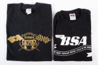 T- SHIRTS: Two motorcycle related t-shirts