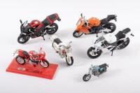 MODELS: A group of six motorcycle models