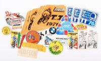 STICKERS: A group of assorted adhesive stickers