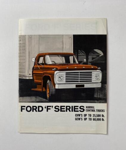 FORD: A rare 1969 Ford 'F' Series Normal Control Trucks sales brochure. With separate Ford 'F' Series Truck information sheets