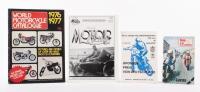 MOTORCYCLE ASSORTED: Four motorcycle literature items