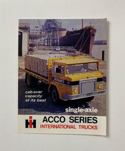 INTERNATIONAL: An International ACCO SERIES colour fold-out sales brochure