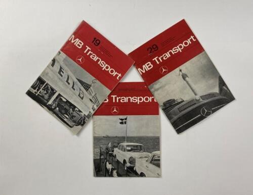 MERCEDES-BENZ: Three editions of 'MB Transport'. Circa 1960's