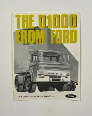 FORD: A Ford D1000 sales brochure