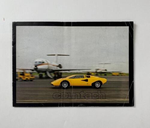LAMBORGHINI: A Lamborghini Countach LP 400 sales brochure