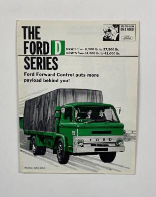 FORD: A rare 1969 Ford 'D' Series Normal Control Trucks sales brochure