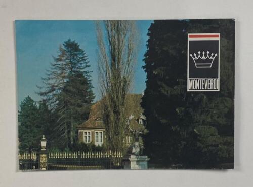MONTEVERDI: An impressive 1975 Monteverdi sales brochure