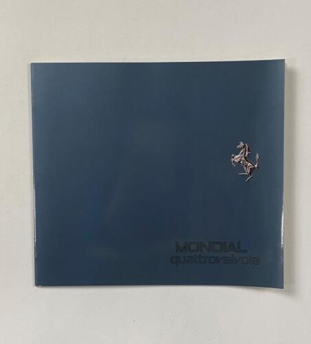 FERRARI: A 1983 Ferrari MONDIAL quattrovalvole fold-out sales brochure