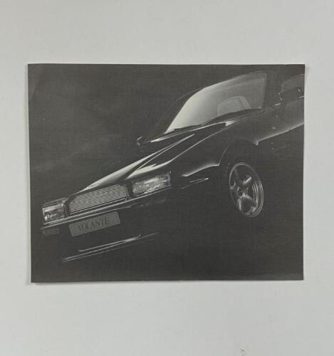 ASTON MARTIN: An Aston Martin Volante black and white sales brochure