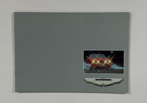 ASTON MARTIN: A 1975 Aston Martin V8 Saloon sales brochure