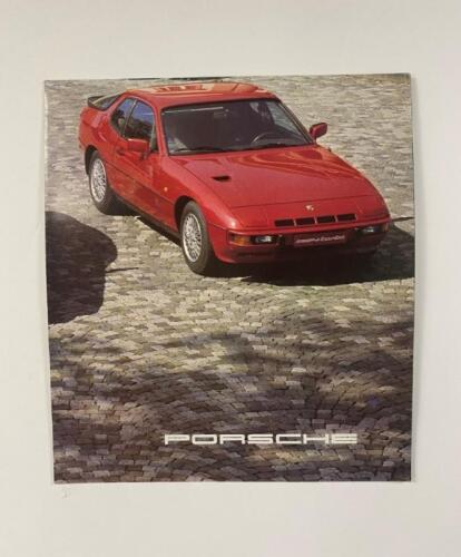 PORSCHE: A poster format fold-out Posrche sales brochure