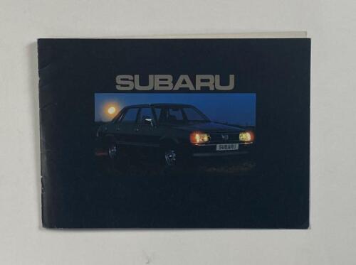 SUBARU: A Subaru 1600 colour sales brochure