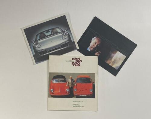 PORSCHE: Three Porsche items. Special Edition 'christophorus' clebrating Ferdinand Porsche 80th Birthday