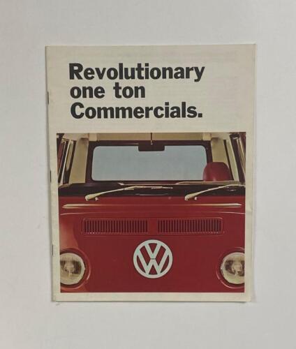 VOLKSWAGEN: A 1969 Volkswagen one ton commercial sales brochure. Details Volkwagen Type 2 van models