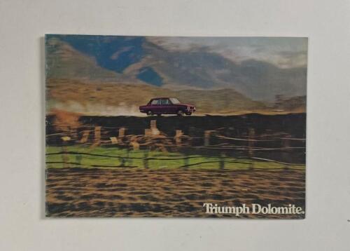 TRIUMPH: A Triumph Dolomite sales brochure