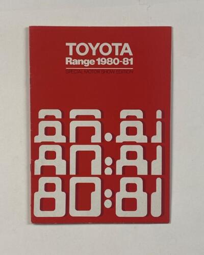 TOYOTA: A 1980-81 Toyota Range sales brochure