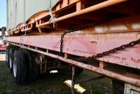 Circa 1975 Fruehauf&nbsp;Super Hefty Tri-axle Flatbed Trailer&nbsp; - 6