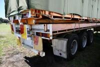 Circa 1975 Fruehauf&nbsp;Super Hefty Tri-axle Flatbed Trailer&nbsp; - 8