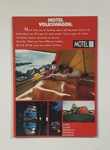 VOLKSWAGEN: A 'MOTEL VOLKSWAGEN' colour sales brochure