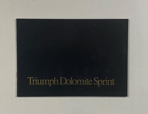 TRIUMPH: A Triumph Dolomite Sprint sales brochure