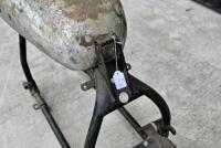 c.1948&nbsp;Douglas T35&nbsp;Frame #T35/S2014, with fuel tank and oil tank of unknown provenance. [Location: Sydney] - 9