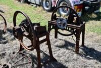 A Pair of Vintage Chaff Cutters - 2
