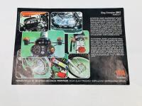 MONTESA: A single page sales brochure for the King Scorpion 250, with handwritten prices on front page [Location: Sydney] - 2