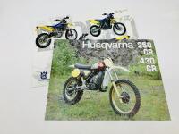 HUSQVARNA: A pair of price lists for the 250CR/430CR and 2006 model ranges [Location: Sydney]