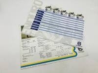 HUSQVARNA: A pair of price lists for the 250CR/430CR and 2006 model ranges [Location: Sydney] - 2