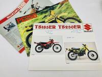 SUZUKI: A collection consisting of nine&nbsp;single page sales brochures covering the RM80/RM100, DR250S, TS125ER, TS185/250ER, PE250, TC/TS100, T125 & RE-5 motocross and road models [Location: Sydney] - 3
