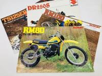 SUZUKI: A collection consisting of nine&nbsp;single page sales brochures covering the RM80/RM100, DR250S, TS125ER, TS185/250ER, PE250, TC/TS100, T125 & RE-5 motocross and road models [Location: Sydney] - 4